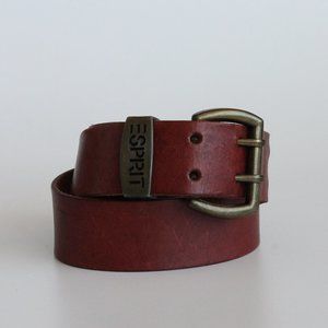 SOLD / 80s Vintage ESPRIT Leather Belt *Made in Holland* L ~ 36"
